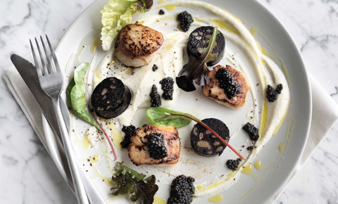 Seared Scallops and Caviar Recipe